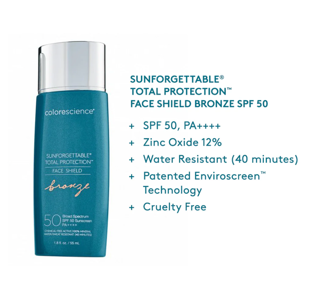 Total ProtectionTM Face Shield Bronze SPF 50
