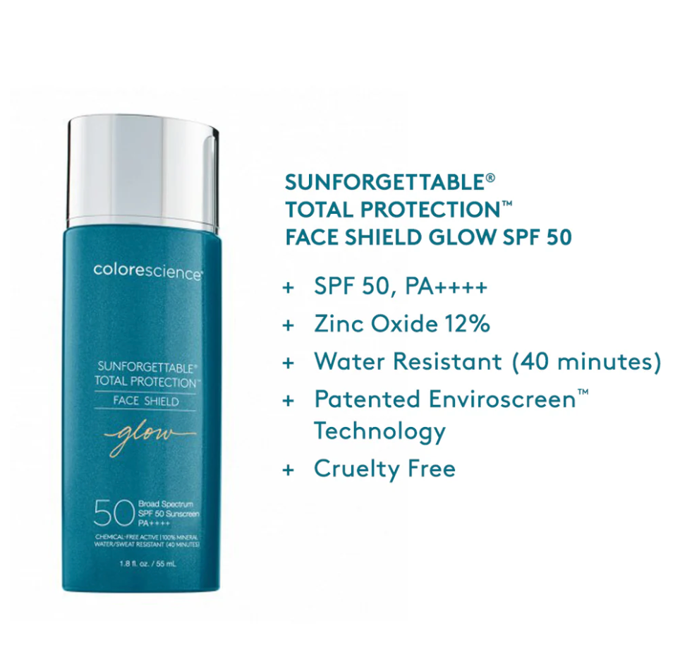 Total ProtectionTM Face Shield Glow SPF 50